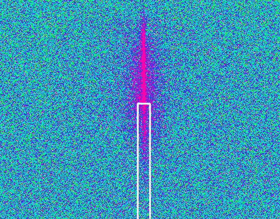 Cold atoms being transported into an optical fiber